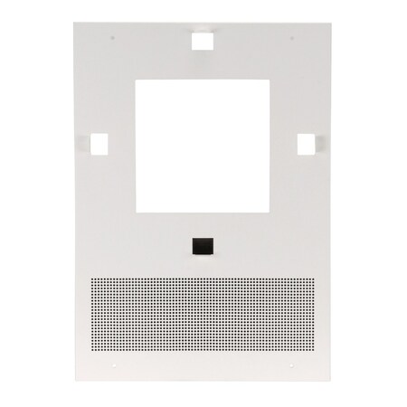 Quam Clock Baffle w/ 8C5Pax Loudspeaker, Tblu-5W-25/70V Transformer, White C5/BU/CK1/S